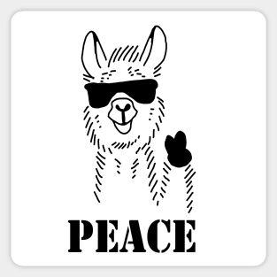 Lama peace Sticker